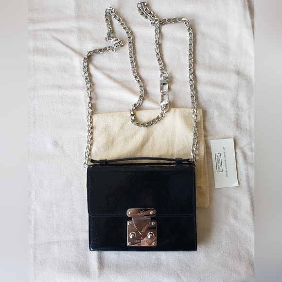 RARE Authentic Louis Vuitton Anouchka Monogram Textured Leather Wallet - Picture 13 of 13